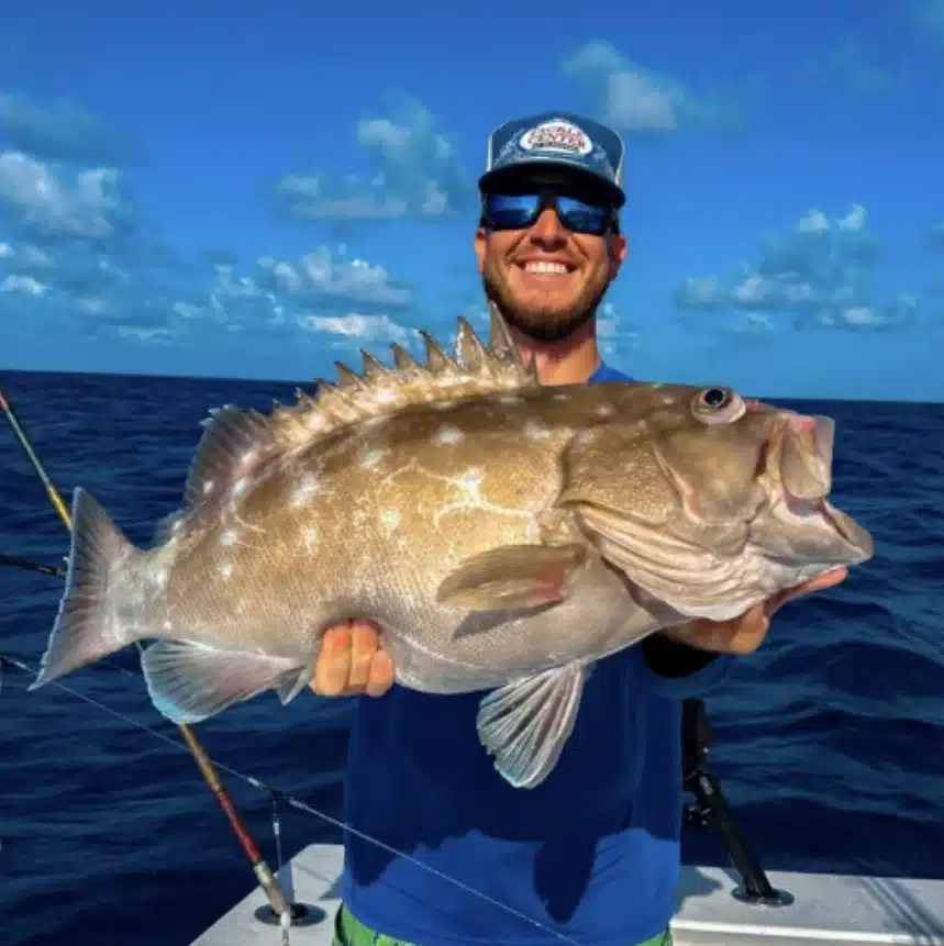 Fishing a tarpon
