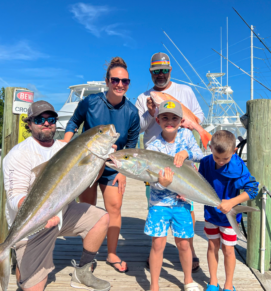 Family fishing