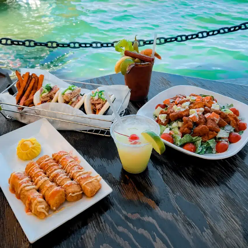 Meal at Hungry Tarpon Restaurant